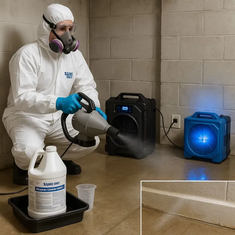 Sanitization and Odor Removal process in Diamond Springs, CA